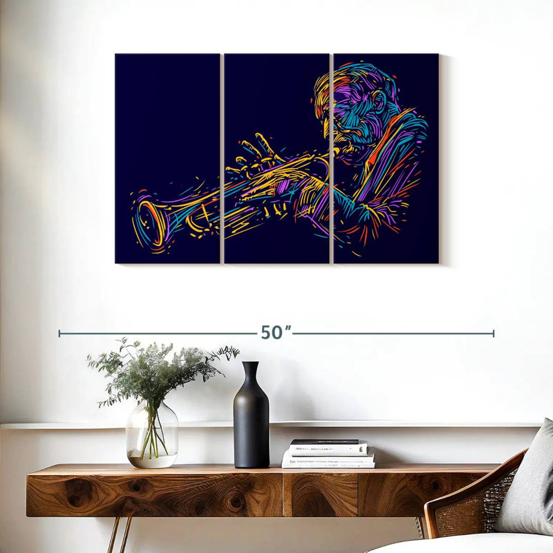Abarca Trumpet Performance, 24" H x 38" W