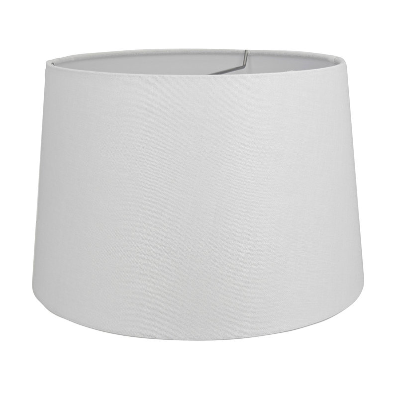 Abat-jour, Gris clair, 11 po en haut X 13 po en bas X 8,5 po incliné