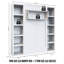 Lit escamotable Easy-Lift en grain de bois avec deux étagères-1059557240-1068038460
