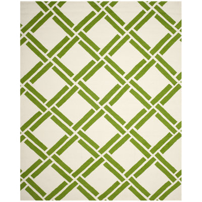 Simy Hand Hooked Performance Geometric Rug