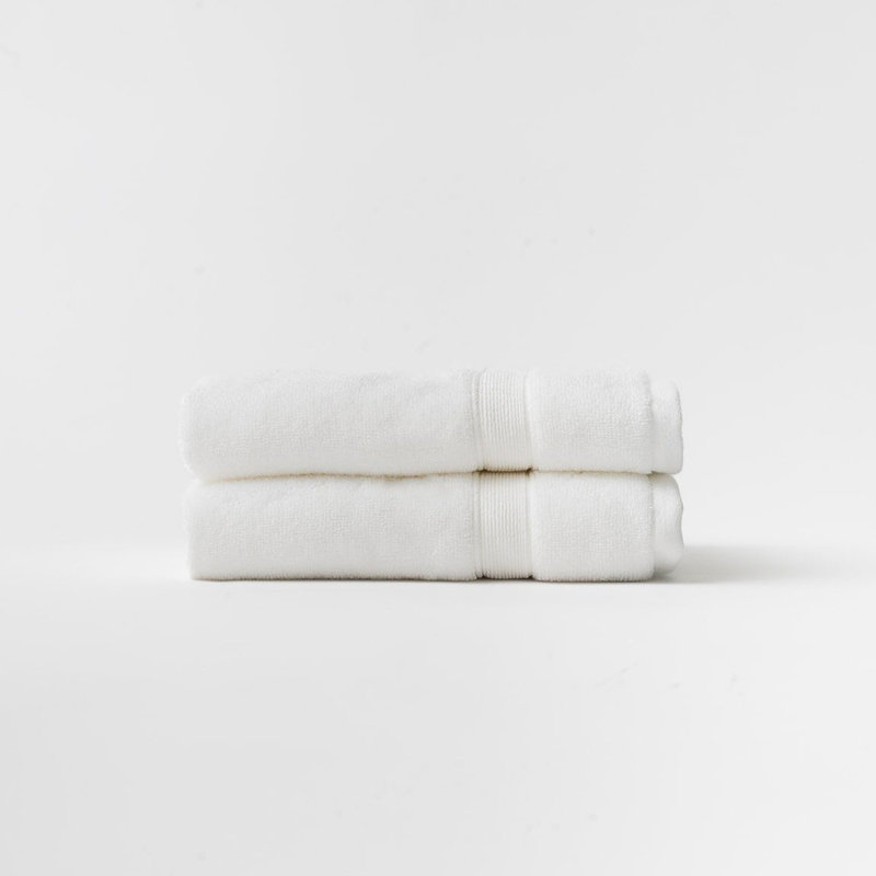 Luxe Hand Towels, White
