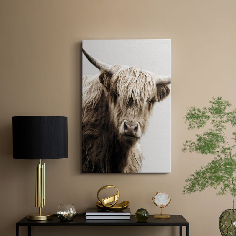 Highland Portrait I -Galerie enveloppée Cavas, H 27 po x l 18 po