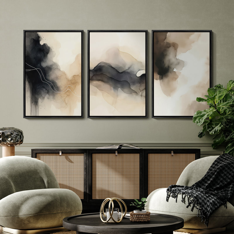 Art mural encadré, rétro, antique et classique pour chambre à coucher - 16 po x 24 po, H 24 po x l 16 po, Noir