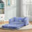 2-In-1 Kids Sofa With Cosmic Pattern For Playroom-667485983