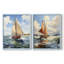 NAUTICAL Series CCCCXV - Reproduction encadrée de qualité supérieure - prêt à être accroché - aucun clou requis - aucun clou requis-668612592-668612596