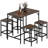 Toya 4 - Person Four Leg Dining Set-1646684309