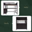 Lit mezzanine double avec tiroirs et bureau, lit mezzanine en bois avec tablettes-1876857842
