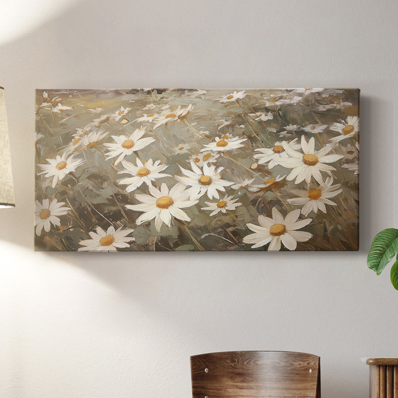 Botanical Series-CL XXV- Toile tendue avec châssis - Prêt à accrocher, H 24 po x l 48 po