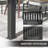 10 Ft.W Metal Pergola with Canopy,wood-94286578-94286577