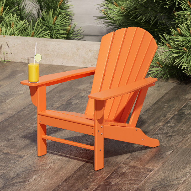  Chaise Adirondack en plastique Altura, Orange