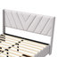 Upholstered Linen Drawers Bed Frame-706544670