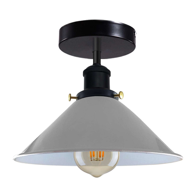 Conneautville Flush Mount, Grey