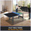 Plateau de table de tennis de table pliable et portable de taille moyenne 6 * 3 pi noir pour jeux d'intérieur-124823456-124823452