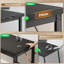 Bureau d'ordinateur en L robuste avec bureau de 2,4 cm d'épaisseur et lumières DEL-1636848668-1628689462