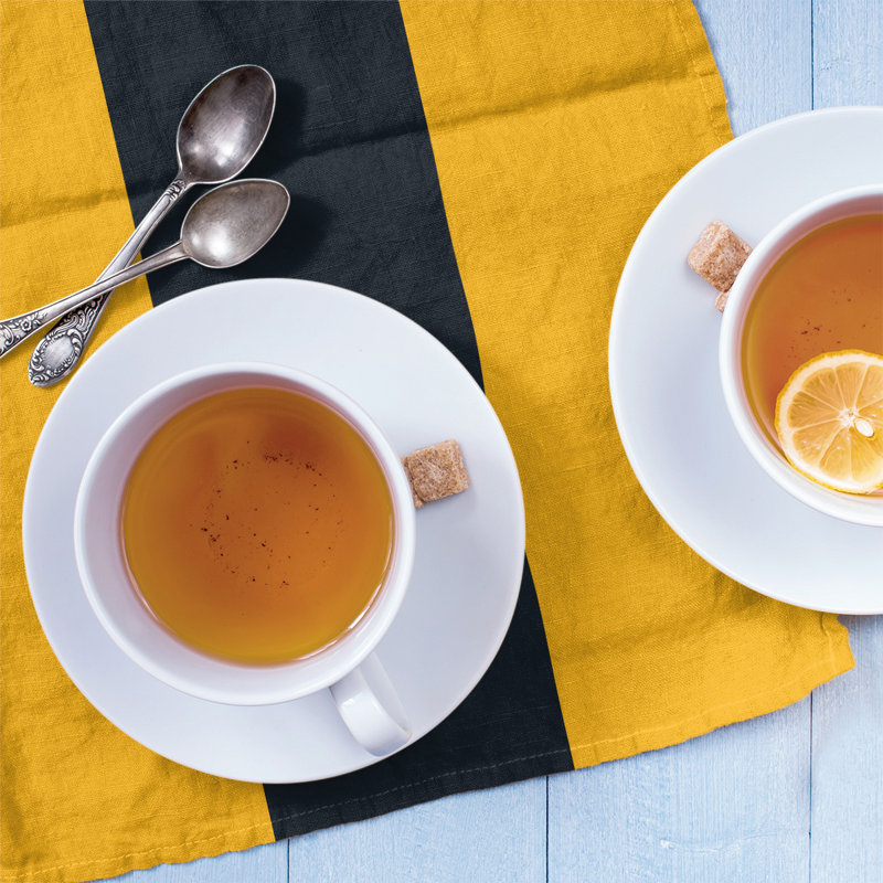 Stripe Tea Towel Kitchen Towel, Cotton Twill, Pittsburgh Football