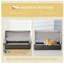 Lit pour chien en rotin