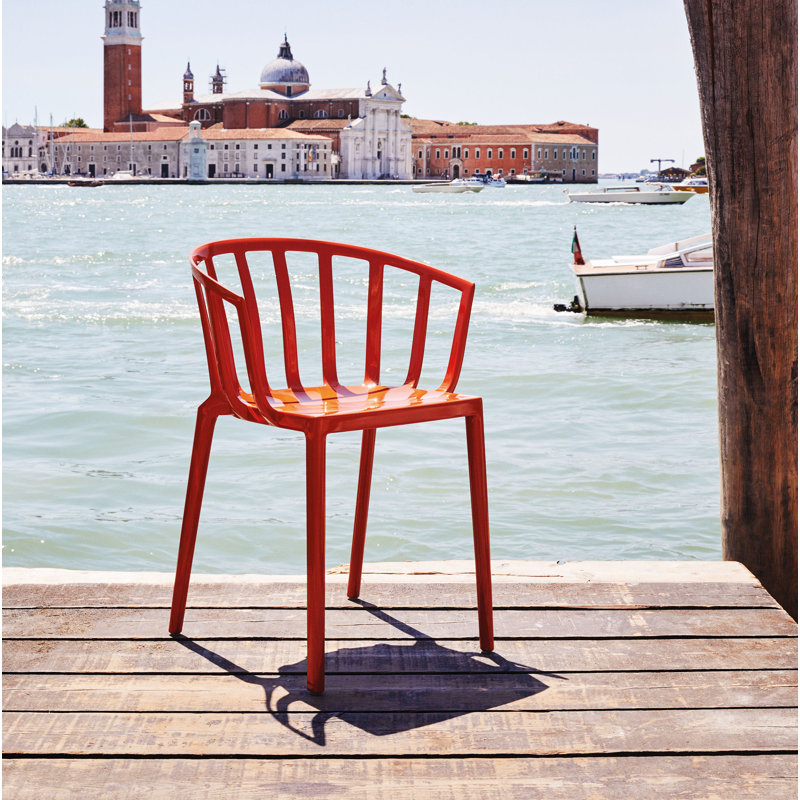 Venice Outdoor Dining Armchair, Russet