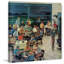 Clubhouse On Rainy Day by Ben Kimberly Prins - Wrapped Canvas Painting-1150304314