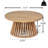 Acacia Wood Patio Coffee Table-1551714028