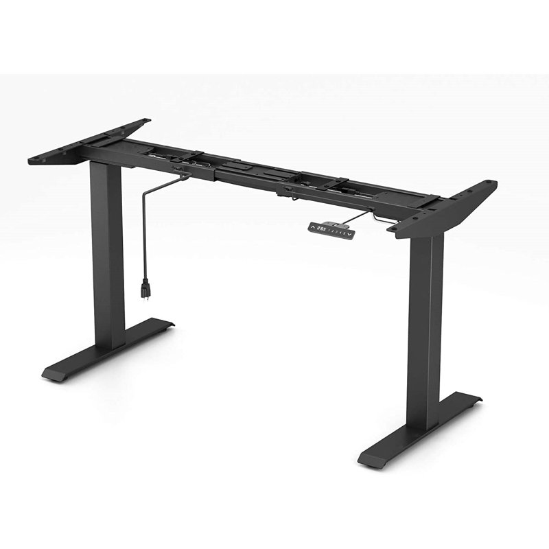  27" H x 40.7" W Desk Base, Black