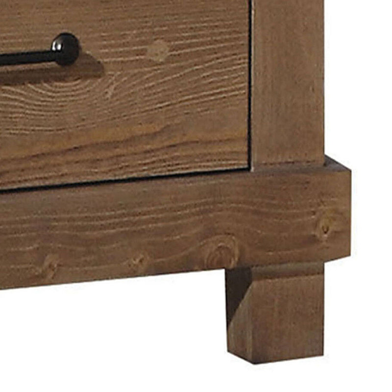 Table de chevet 2 tiroirs