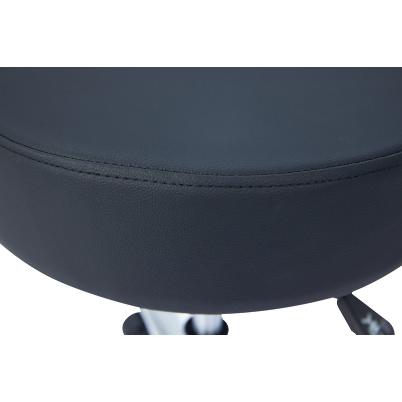 Tabouret pneumatique de bureau à hauteur réglable, Noir