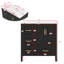 Meuble-lavabo de 36 pouces avec lavabo, 1 armoire à fermeture douce et 4 tiroirs à fermeture douce-450321385