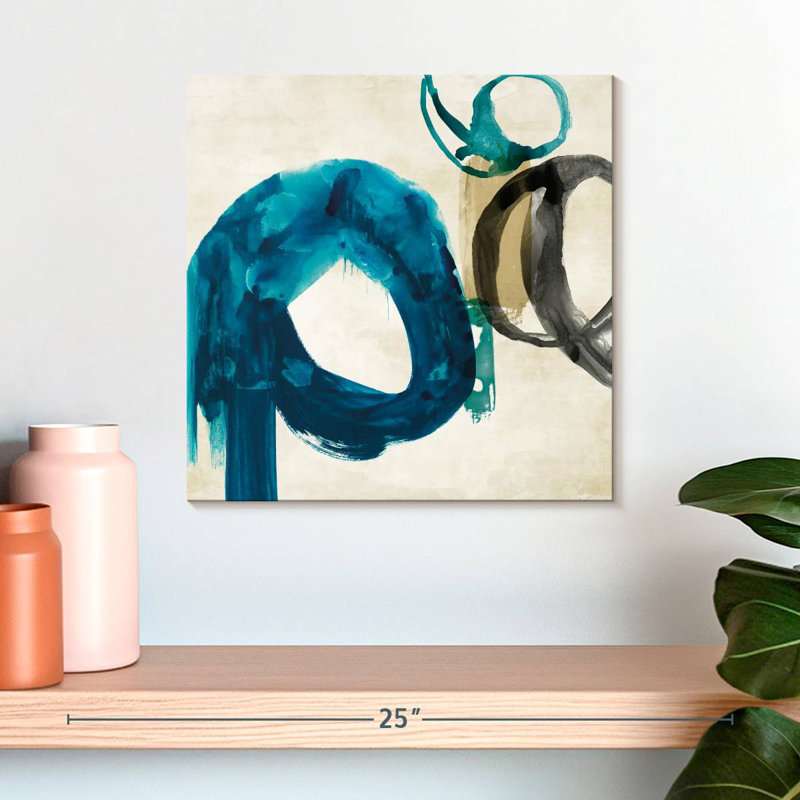 Avery Blue Ring I, 16" H x 16" W