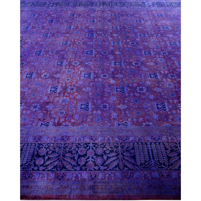 Fine Vibrance One-of-a-Kind 13' 8" X 9' 2" Hand Knotted Area Rug