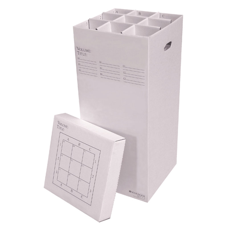 Cardboard Rolled Files Box, 37" H x 16" W x 16" D
