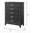 Festus 5 Drawer 35" W Chest-1133804718