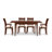 Sarah 4 - Person Solid Wood Top Four Leg Dining Set-16848866-37101030-39921254