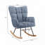 Chaise berçante en tissu Teddy-116434671