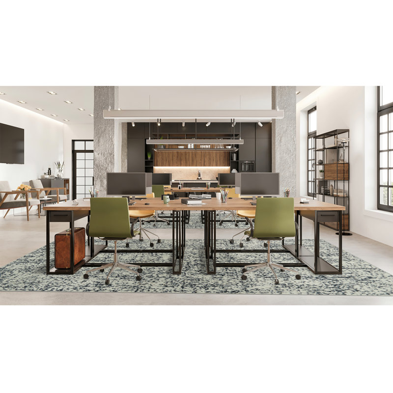 Tapis gravé dans la pierre WorkSpace, Rectangle 3 pi 10 po x 5 pi 4 po