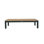 SoHo Teak Aluminum Outdoor Picnic Dinning Bench