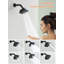 Ensemble de garniture de douche avec pommeau de douche de 5 pouces