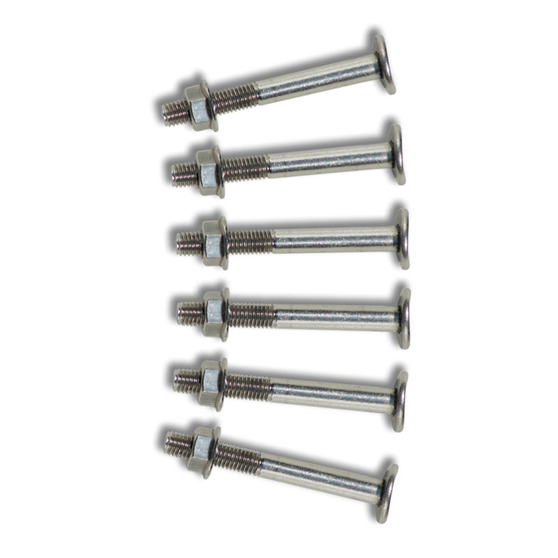 Ensemble de 6 boulons pour échelle de piscine en acier inoxydable Hydrotool 3 po