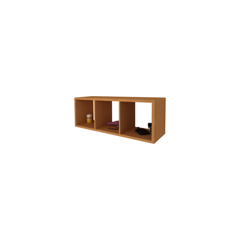 Joesphine Square Cube Shelf, Brown