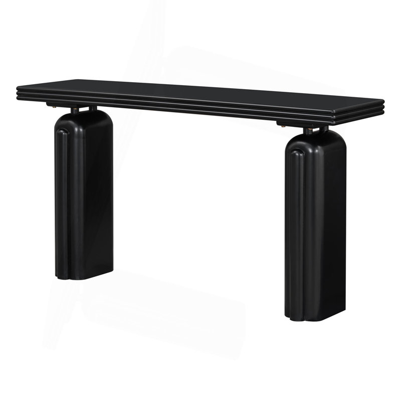 Chic, Elegant And Luxurious Acacia Veneer Console Table,Suitable For Entryway, Hallway, Living Room, Foyer, Corridor