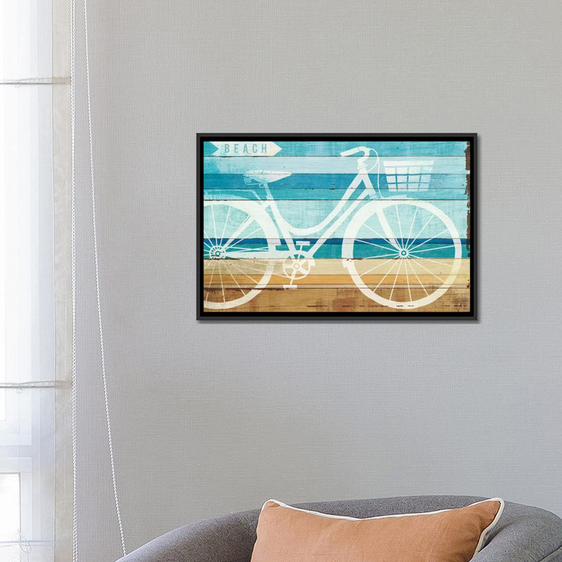 « beachscape series : cruiser i », reproduction d’impression sur toile, H 12 po x l 18 po x P 1,5 po, Toile tendue