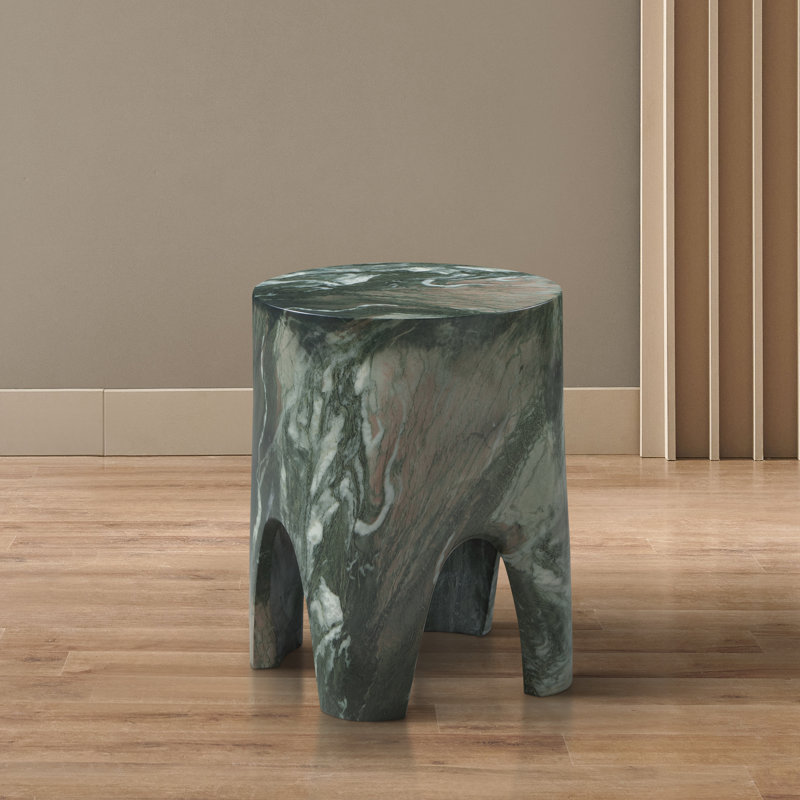Table de bout en béton Foligno, Vert