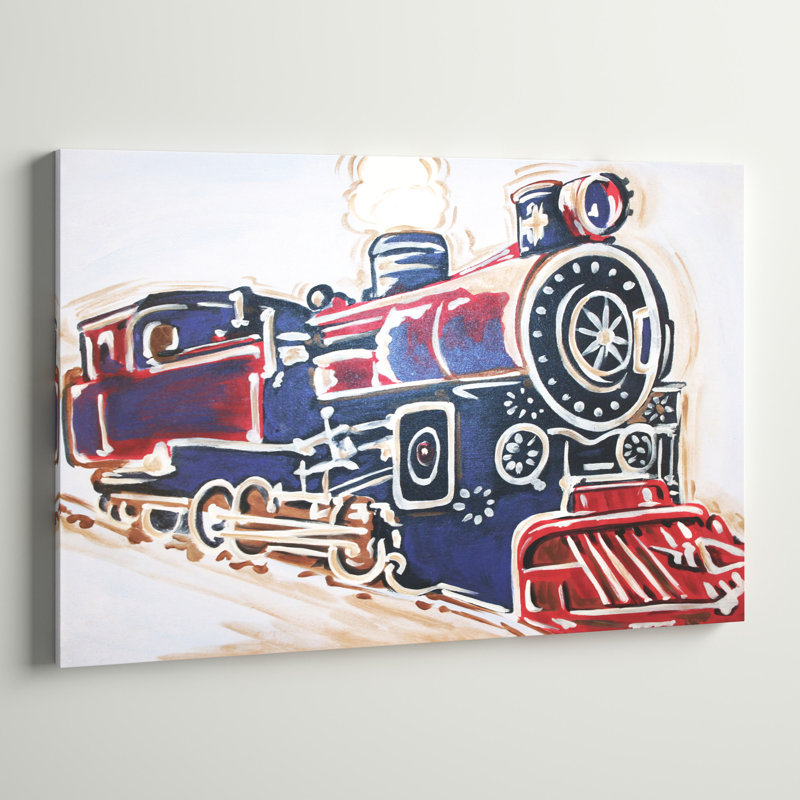 Abshire «Vintage Train», reproduction sur toile tendue, H 24 po x l 36 po x P 1,5 po