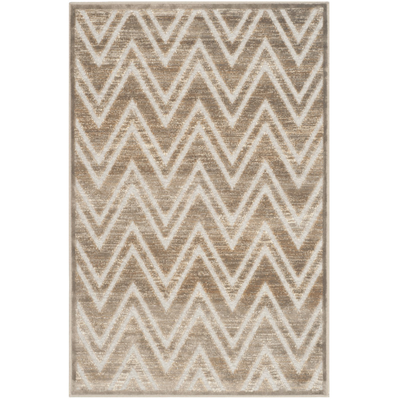 Arriaga Chevron Hand Woven Area Rug, Rectangle 79 x 122cm