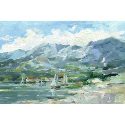 Sailing Along the Coast I by Ethan Harper - Painting