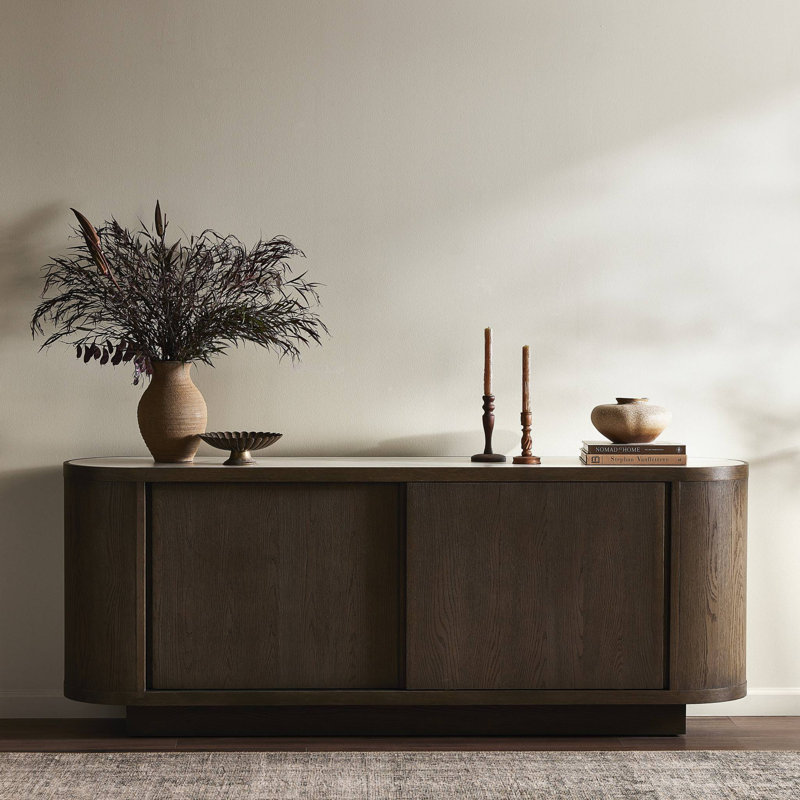 Galini 80'' W Solid Wood Sideboard