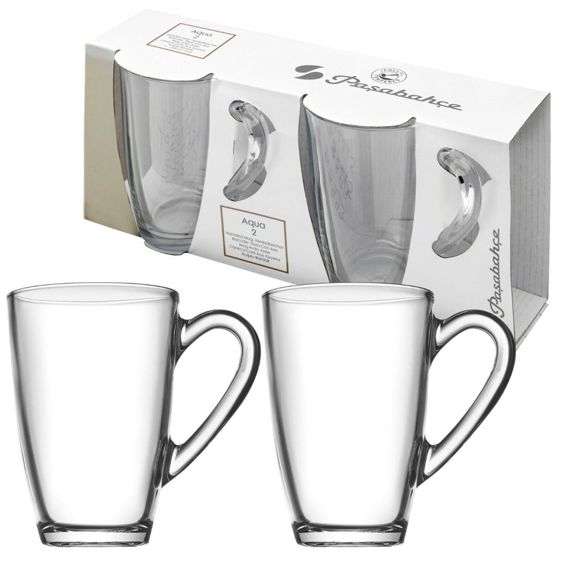 Glass Coffee Mug, 2