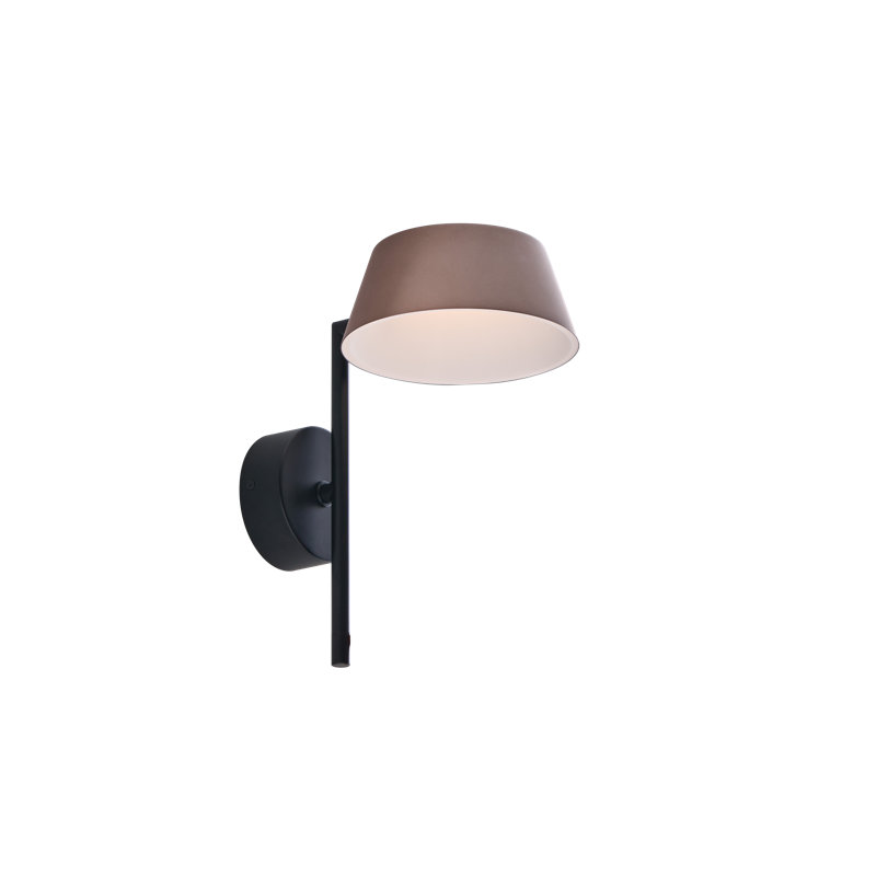 Lampe murale simple Haraldur, Cacao