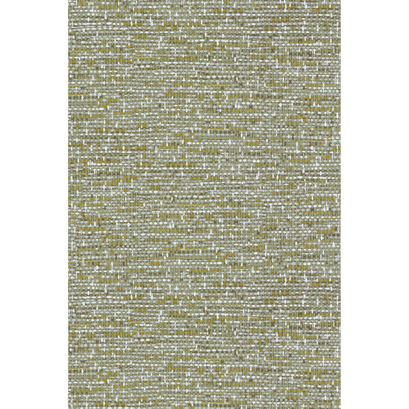 Foundation Tweed Abstract Wallpaper Roll, Sage Green