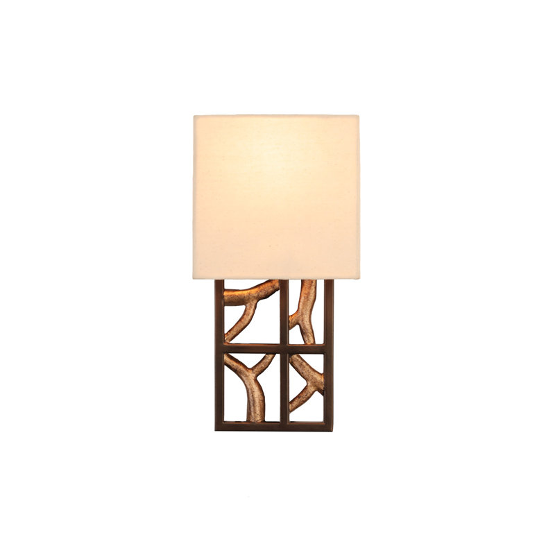Applique murale Hudson 1 LT bronze antique avec or antique Hudson
