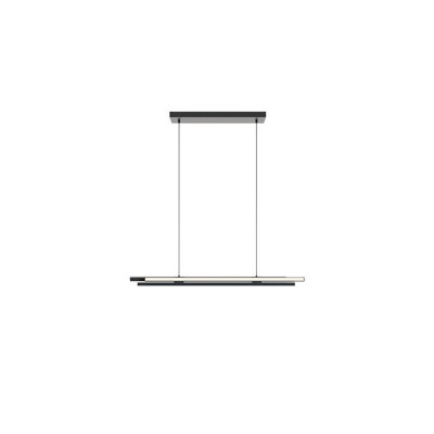 B2DDD02FE4BA47C29EB6C3527840B1AE Janilee 44" LED Linear Pendant, Adjustable Cct, Black